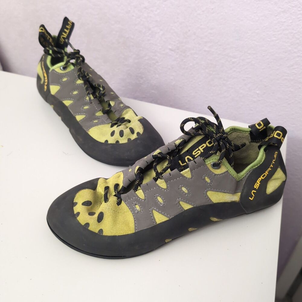La Sportiva Tarantulace Climbing Shoes Mens Size 12 EUR 45.5 Multicolr No Insole